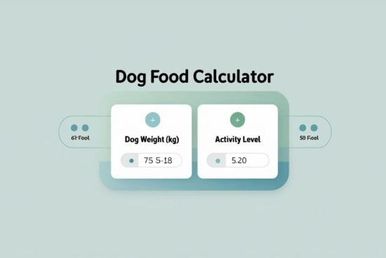 Dog Food Calculator tool