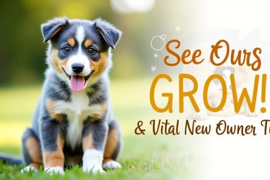 Australian Shepherd Blue Heeler Mix Puppies See Ours Grow! + Vital New Owner Tips