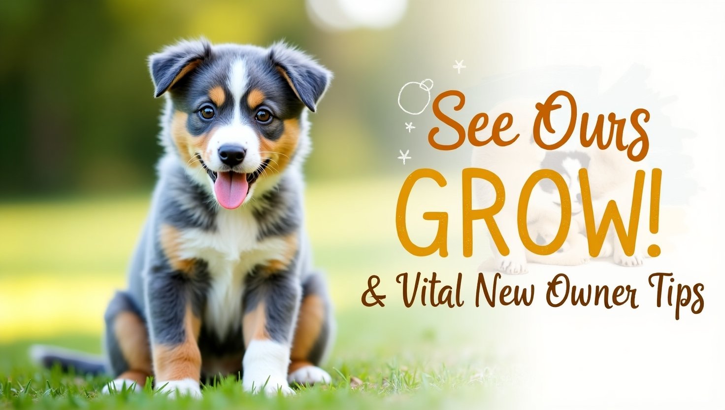 Australian Shepherd Blue Heeler Mix Puppies See Ours Grow! + Vital New Owner Tips