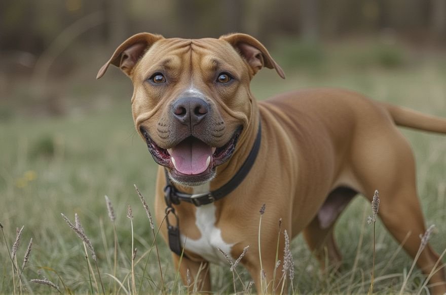 Pit Bull Staffordshire Terrier Mix a Loyal Loving Companion